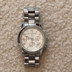 Silver Michael kors watch